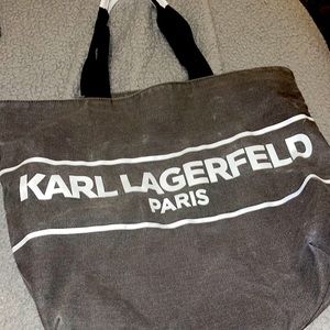 Karl Lagerfeld Paris destroyed tote bag!